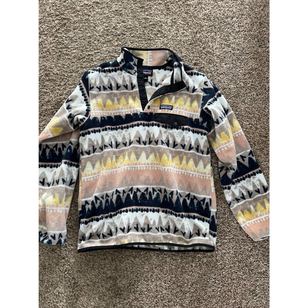 Patagonia Synchilla fleece snap button pullover